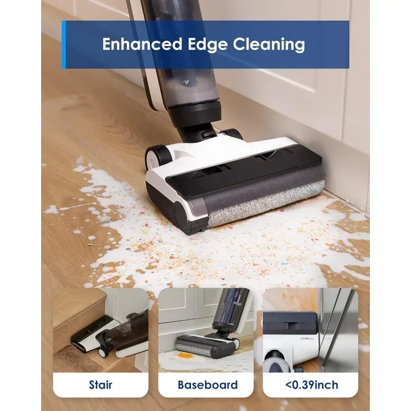 QWTTinecoes Smart Wet Dry Vacuum Cleaners,Floor Cleaner Mop 2-in-1 Cordless Vacuum,Lightweight and Handheld,Floor ONE S5 Combo