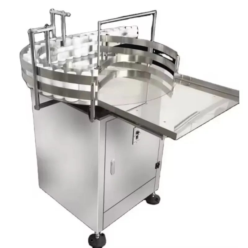 ماكينة تغذية الزجاجات الدوارة الدوارة الأوتوماتيكية، ماكينة تفريغ الزجاجات البلاستيكية PET