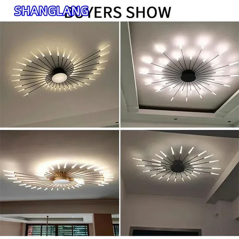 Modern LED Ceiling Lamp Luxury Household Living Dining Room Chandelier Home Decor Bedroom Pendant Light Kitchen Lustres Fixtures