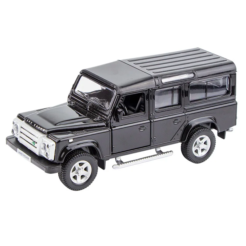 1:36 Defender Model Scale Metal Diecast Miniature Pull Back Vehicle Collection Xmas Gift Boy Toy