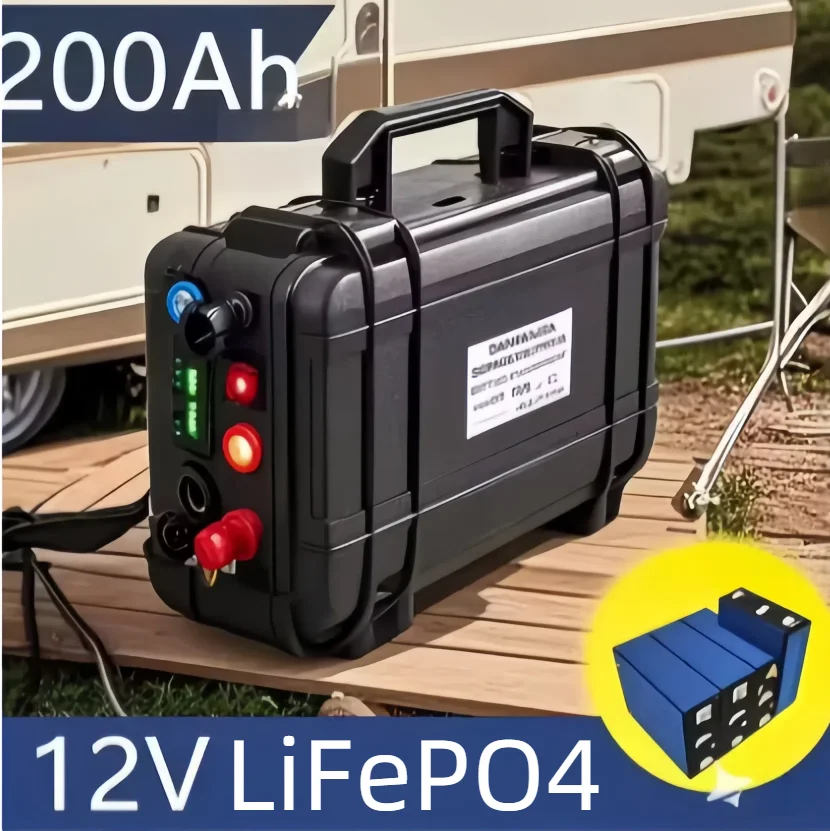 12V 200Ah lithium iron phosphate battery/suitable for golf carts/RVs/solar energy/energy storage inverters/marine motors