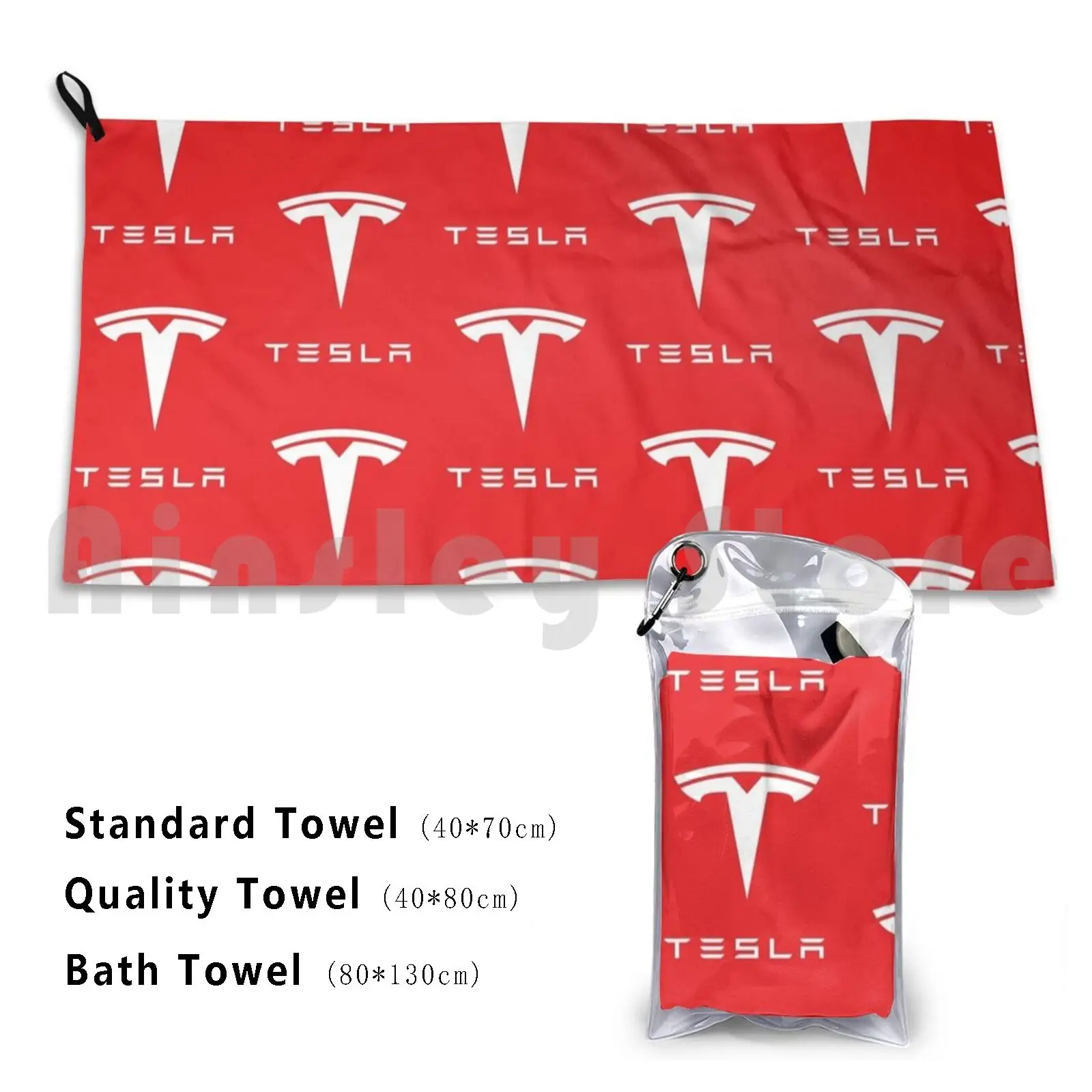 Tesla Custom Towel Bath Towel Tesla Logo Model 3 Spacex Space Elon Musk Roadster