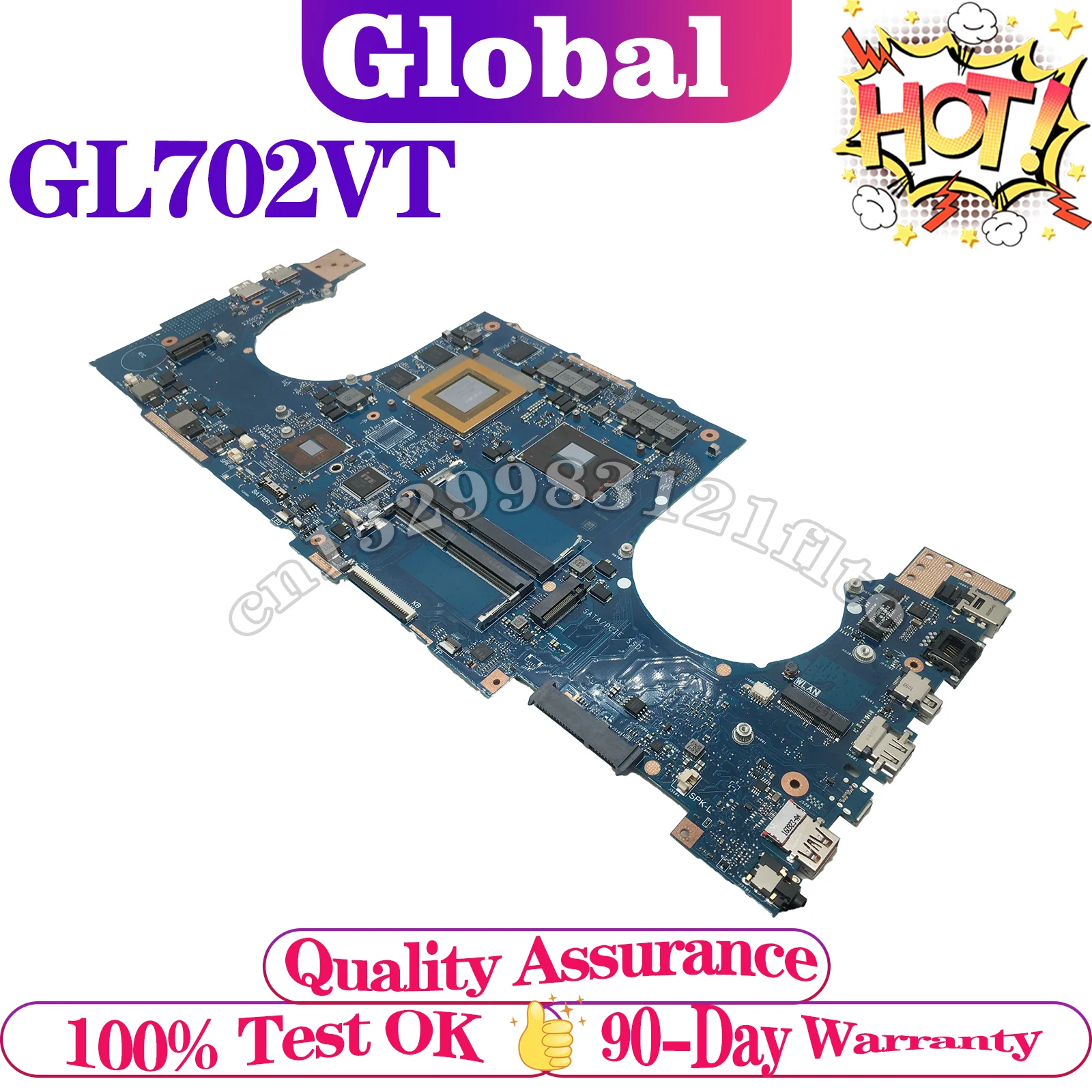 Placa base S7VT GL702VT GL702V G702VT GL702 para placa base de ordenador portátil ASUS con i7-6700HQ CPU GTX970M-V3G/V6G