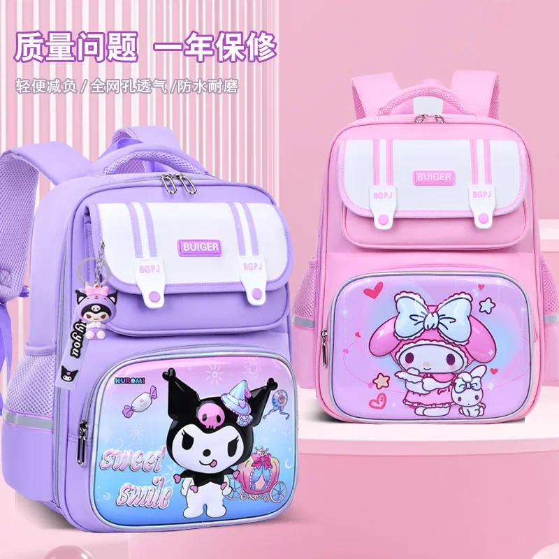 Sanrio-mochila escolar Clow M para estudiantes, mochila ligera de dibujos animados de gran capacidad, para niños