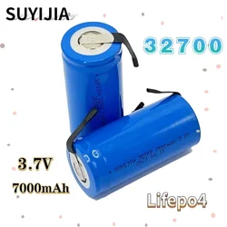 Batteria Lifepo4 32700 3.2V 7000mAh 35A Batteria ad alta potenza a scarica continua 55A con batteria ricaricabile con chip in nichel fai-da-te