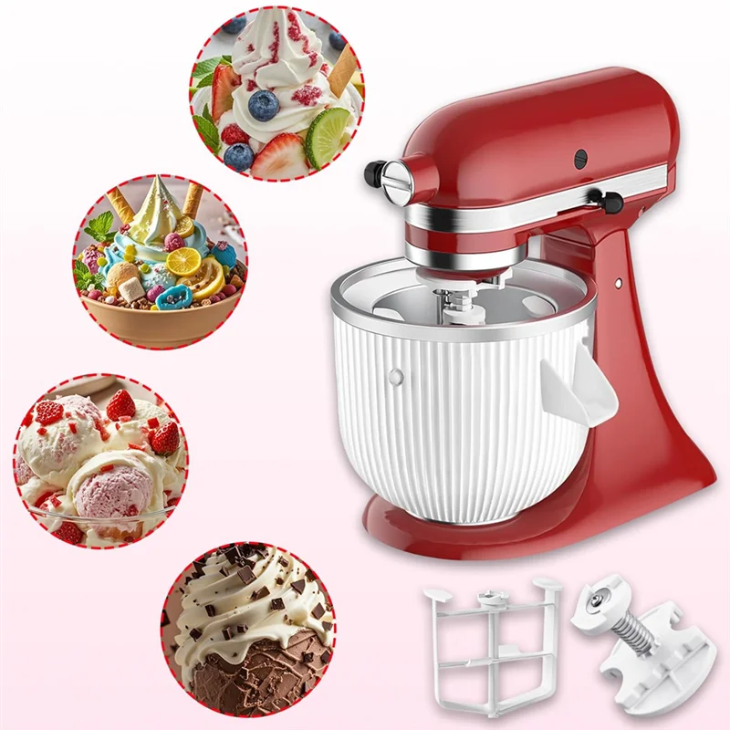 A15Q-Ice Cream Maker Mixing Paddle For Kitchenaid, R Drive Attachment Stand Mixers,Ice Cream Maker Parts For Kitchenaid