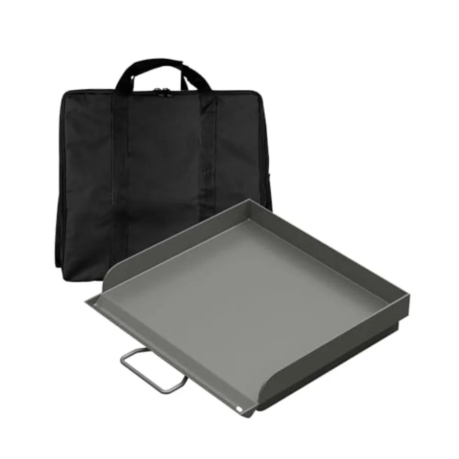 

Профессиональная стальная плоская гриль-плита 14'' x 16'' с сумкой для переноски для гриля Camp Chef Pro 60x EX60B EX60P EX60PP EX60LW EX90LW EX2