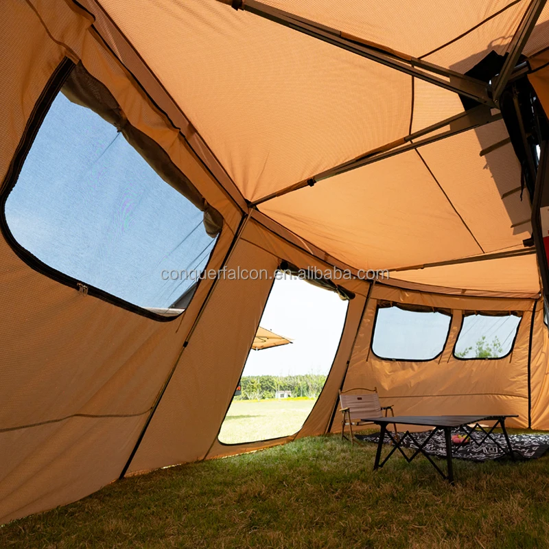 Quick Install 270 Degree Outdoor Car Tent Easy-to-Use Awning With Walls For Pickup Trucks view 3