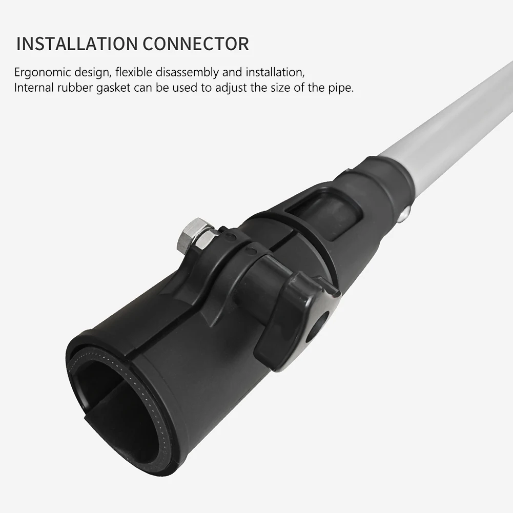 Pegangan Ekstensi Tiller Motor Tempel, Pegangan Ekstensi Motor Trolling, Batang Teleskopik Paduan Aluminium untuk Aksesori Kapal