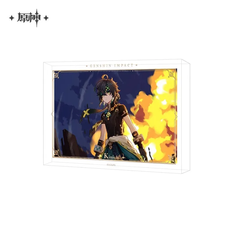 게임 Genshin Impact 공식 정품 캐릭터 두꺼운 아크릴 장식 장식품 할로윈 크리스마스 DIY 선물 코스프레