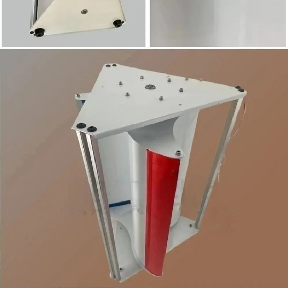 Micro Vertical Wind Turbine, Micro-Wind Starter, Coreless Power Generation, Portable Outdoor Camping