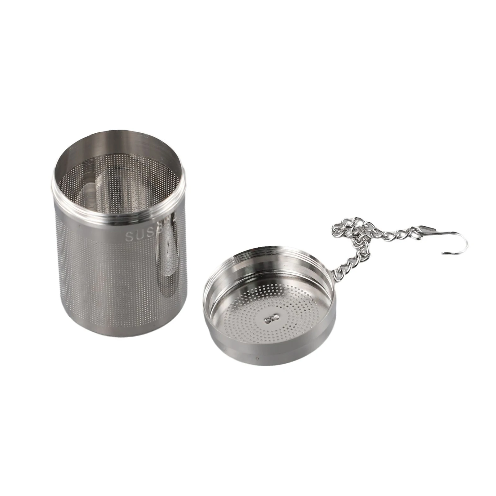 

3Sizes Stainless Steel Tea Infuser Locking Spice Leaf Tea Ball Strainer Mesh Tea Filter Home Kitchen Accessories Hanging Teapot