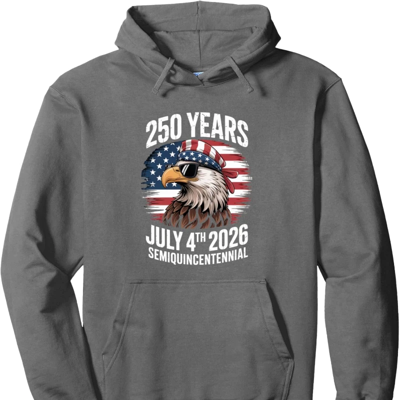 250 سنة 4 يوليو الولايات المتحدة الأمريكية شبه المئوية النسر للجنسين مقنعين البلوز موضة عادية لينة مريحة الرجعية كم طويل بلايز