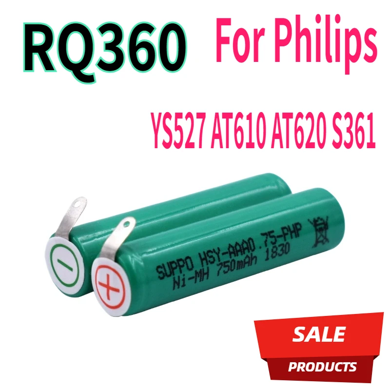 

750mAh Battery for Philips YS527 AT610 AT620 S361 S5000 RQ360 RQ361 YS523 YS524 YS526 S560 S561 shaver razors