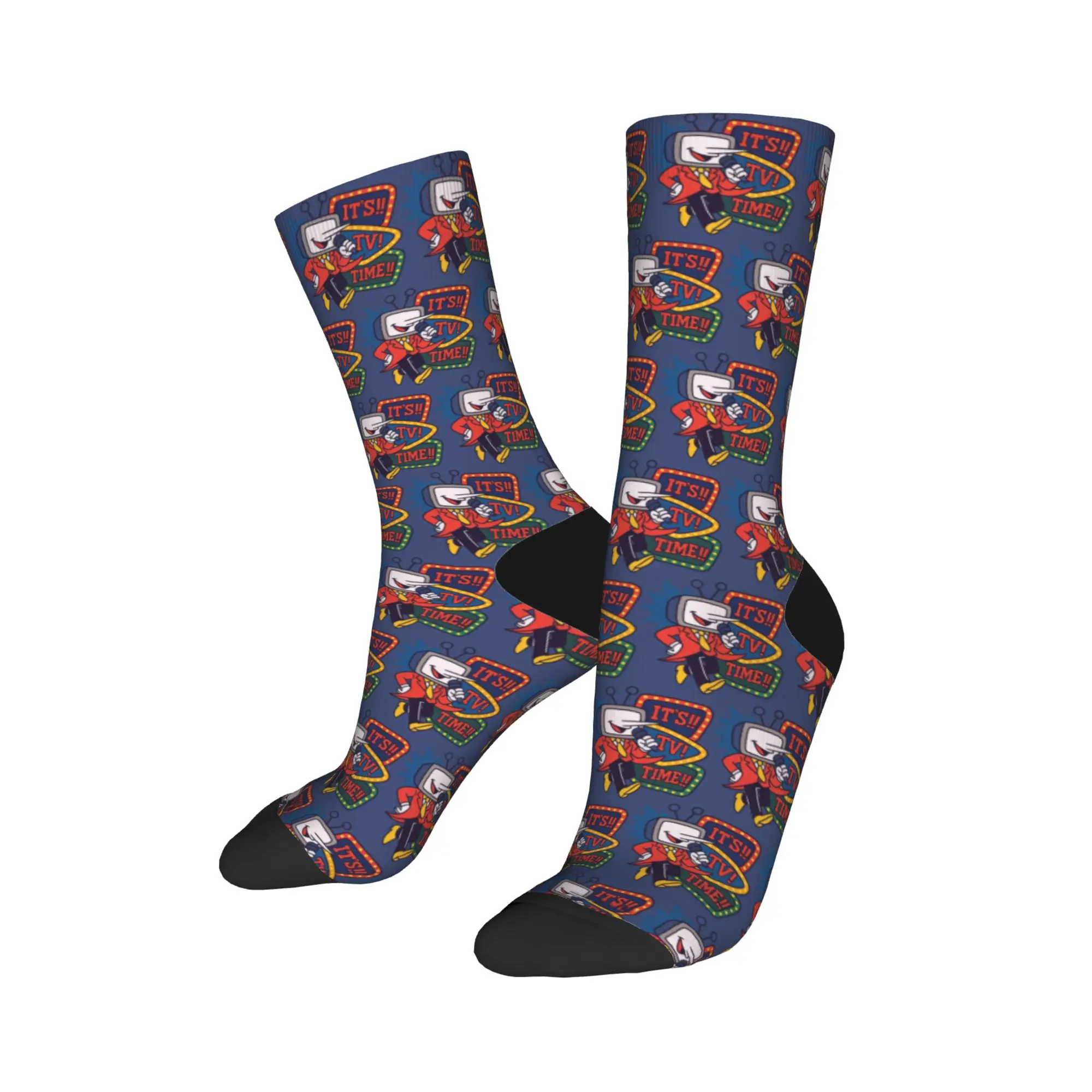 Calcetines divertidos de Tenna para hombre y mujer, medias divertidas y felices de Deltarune, locas, para primavera, verano, Otoño e Invierno, regalos