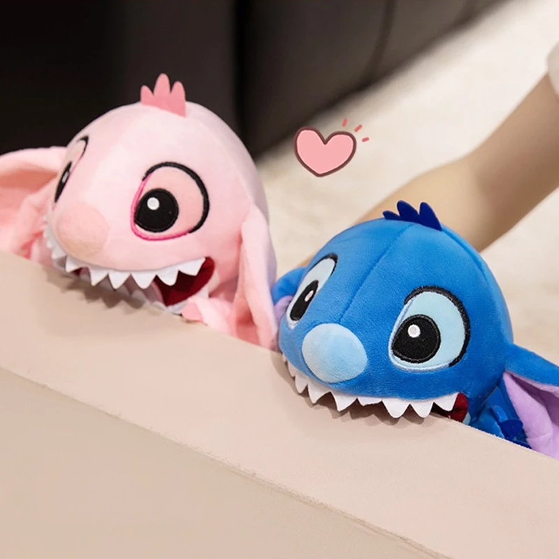 25cm disney lilo e ponto brinquedo de pelúcia fantoche de mão dos desenhos animados anime recheado kawaii macio stich boneca plushie crianças aniversário presentes de natal