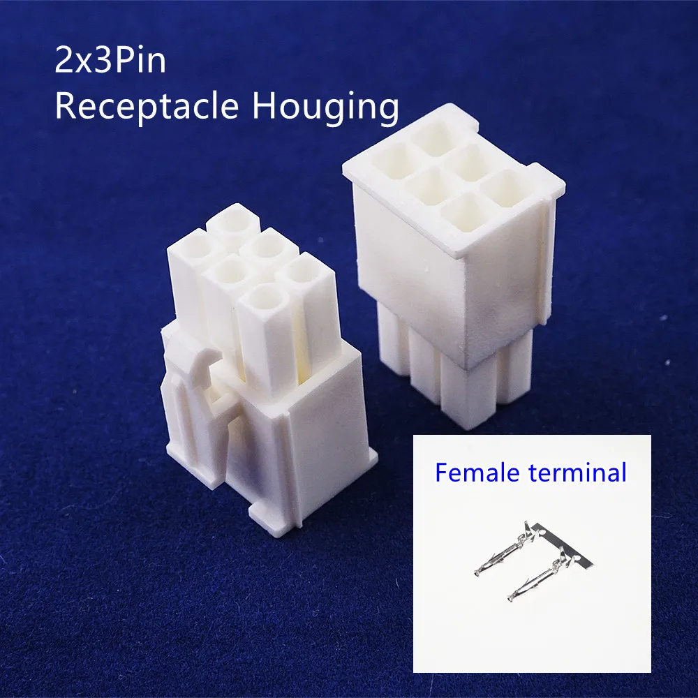 20pcs Male Female Contact Pin Tin Crimp 18-22 AWG Stamped Connector FL 4.14 mm 0.163\