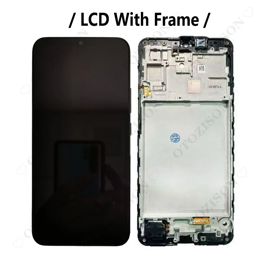 AMOLED LCD With Frame For Samsung Galaxy F17 5G LCD E176 Screen SM