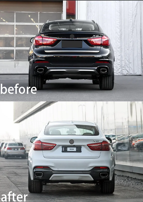 مجموعات هيكل البيع المباشر من المصنع لسيارات BMW F16 2014-2018 الترقية إلى المصد الأمامي والخلفي M Tech 2014-2018 Assy #6