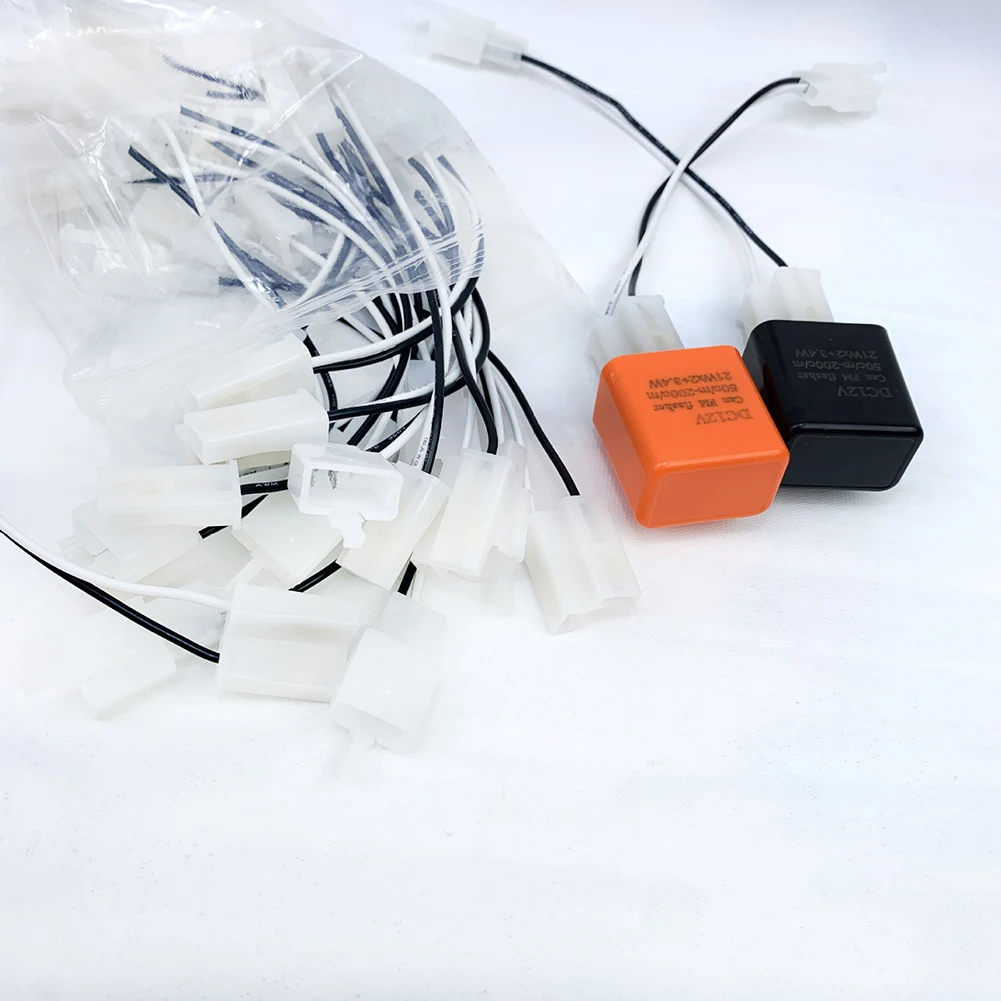 1pcs Adjustable Electronic LED Flasher Relay Wires Bikes Motorcycles Scooters Turn Signals Flash Blinkers Relay