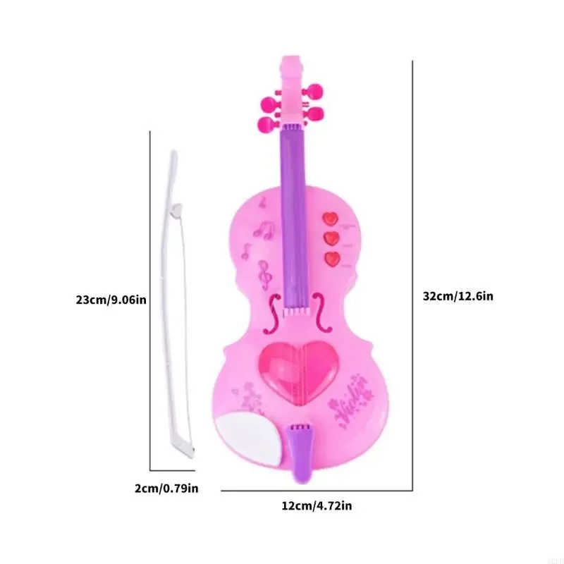 4 弦バイオリン学習おもちゃシミュレーション子供バイオリンおもちゃ楽器学習教育玩具使いやすい 15UB