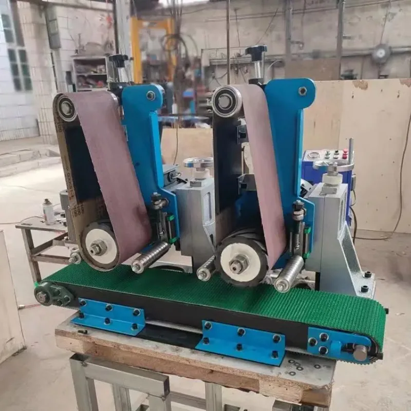 Desktop Multi-Functional Small Flat Polishing Machine Metal Plate Deburring Derusting Grinding Machine CE Certified