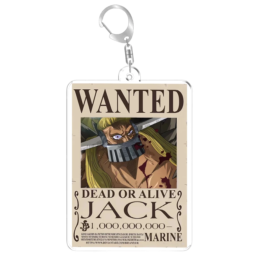 Keychain for ONE PIECE Zoro Luffy Sanji Nami Chopper Anime Game Fans Gifts Recycled Acrylic Backpack Pendant Decoration Rare Toy - view 3
