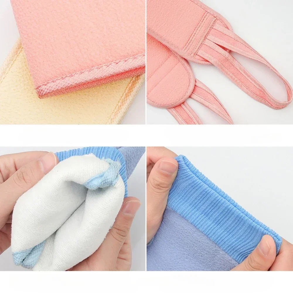 3Pcs/set Body Scrubber Back Massage Exfoliating Sponge Bathroom Bath Brush Scrub Shower Brush Body Wash Scrub Bath Supplies