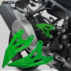 Kit de pédale de moto pour Kawasaki Ninja, plaque de talon, housse de protection, accessoire de pédale, Kawasaki Ninja 400, Z400, NINJA400, 2018 -2020, 2021, 2024