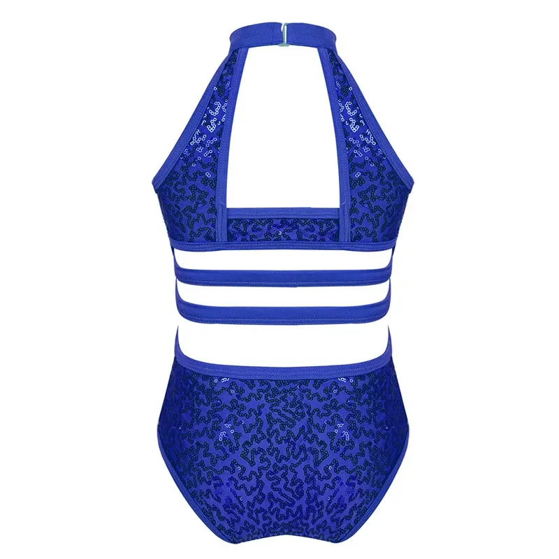 Kinderen Meisjes Gymnastiek Maillots Pailletten Danskleding Ballet Jumpsuit