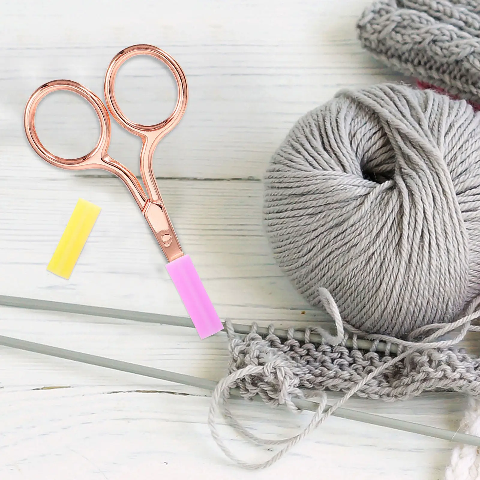 

Набор из 6 силиконовых защитных колпачков для пинцетов и маникюрных ножниц, нескользящие, легкие, для косметички