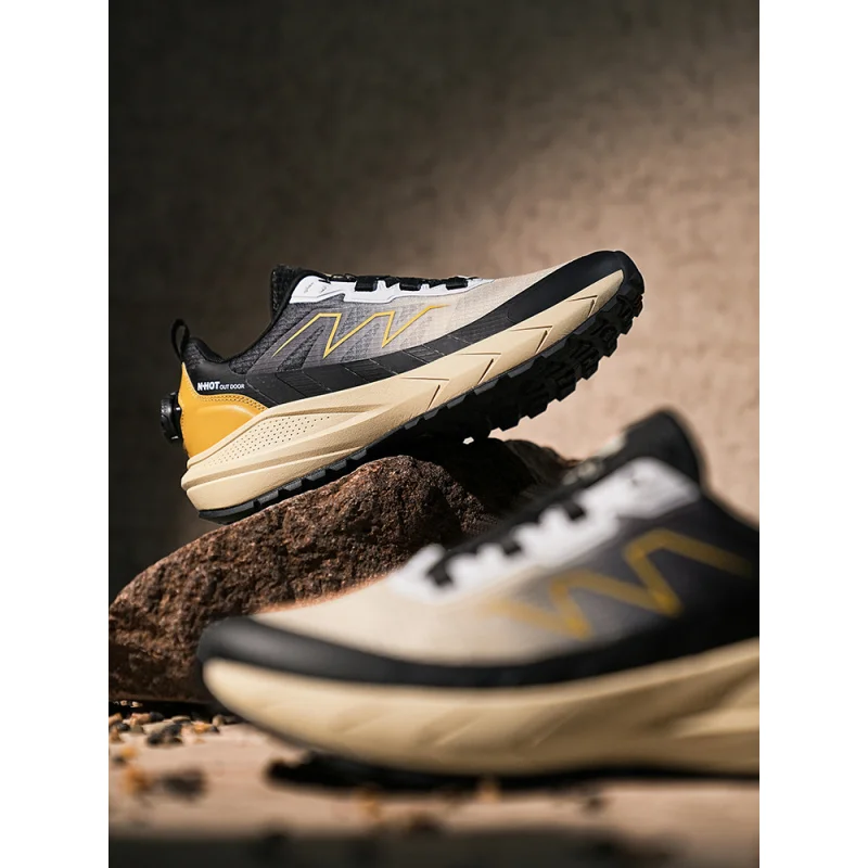 أحذية رياضية شتوية مريحة للرجال مع سطح جلدي مقاوم للماء وغير قابل للانزلاق، أحذية رجالية للجري في الهواء الطلق، مقاومة للاهتراء #3