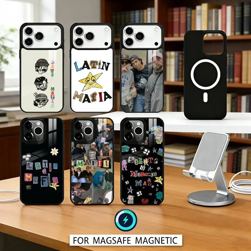 

EPC F-Flores-L-Latin M-Mafia Phone Case For iPhone 17,16,15,14,13,12,Pro,Max For Magsafe Magnetic Wireless Charging