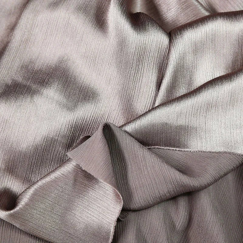 Shiny Crepe Silky Satin Fabric Texture Charmeuse Cloth for Sewing Clothes Dress Shirt White,Pink,Blue,Green,Red By the Meter