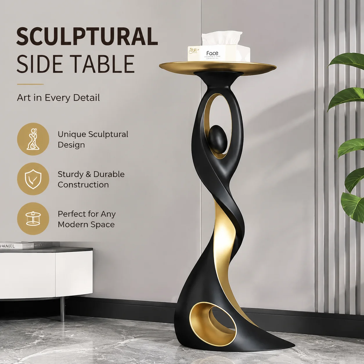Moderner Luxus-Kaffeetisch für – Resin Art Coffee Table Bewertung und Preis