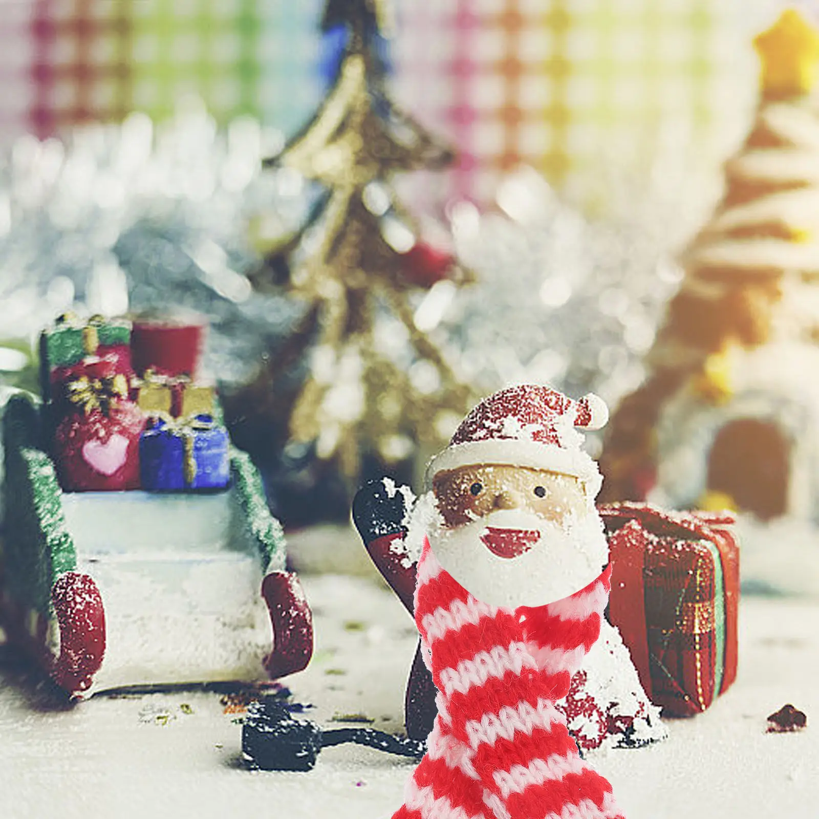 

20 шт. Нежные мини-шарфы, креативные шерстяные шарфы, декоративные аксессуары, украшения для вечеринок, украшения для домашних вечеринок