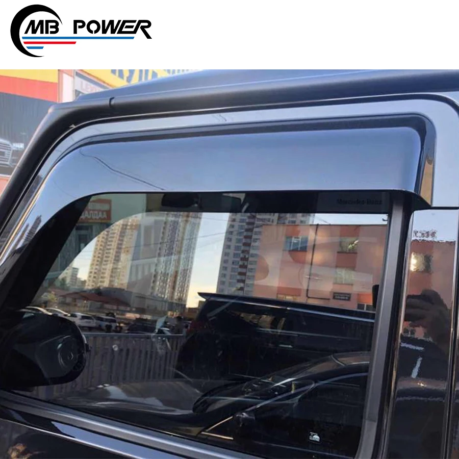 

G Class W464 W463A Автомобильные аксессуары Козырек от дождя Дверной козырек W464 W463A G63 G500 G350D Козырек для окон