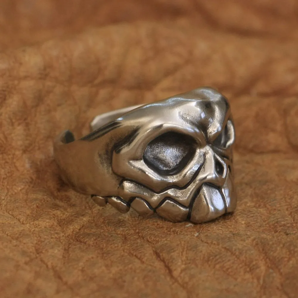 

Кольцо с черепом из купроникеля, байкерское, в стиле панк, CP107, размер US 7-15