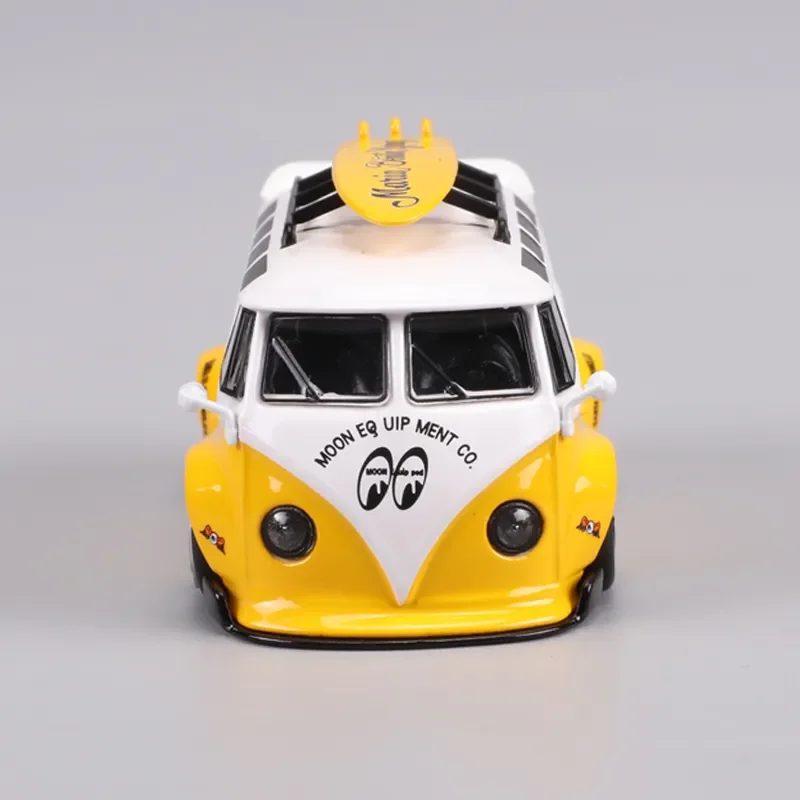 LF 1/64 RWB T1 BUS Simulation Die casting Alloy Car Model Crafts Decoration Collection Toy Tools Gift