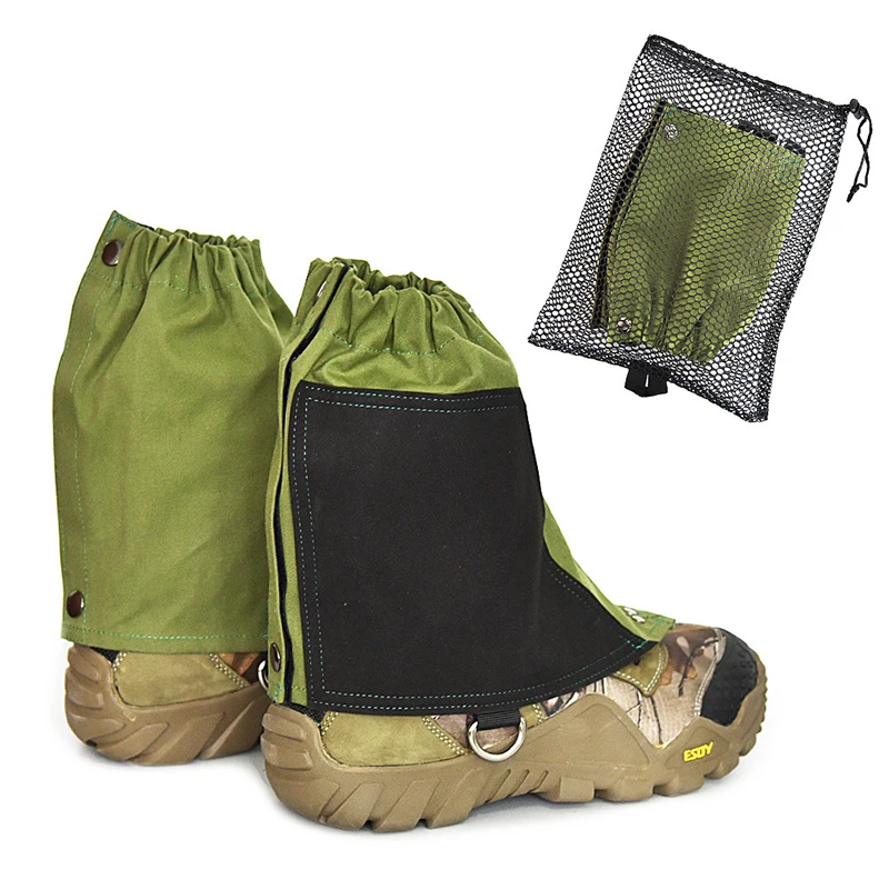 Outroor neve areia botas à prova dwaterproof água capa caminhadas bota legging sapatos resistente a rasgos mais quente cobra sapato capa polainas perna