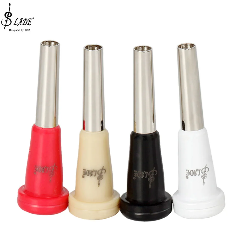 Brass Instrument Spare Parts Trumpet Mouthpiece Optional Four Colors Trumpet  Special Tool Metal ABS Mouthpiece