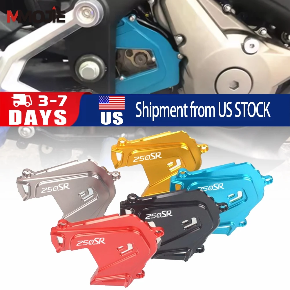 

Motorcycle Front Sprocket Cover FOR CFMOTO 250SR/ABS/MY22 250 SR 2019-2024 2023 2022 2021 2020 Chain Guard Wheel Crash Protector