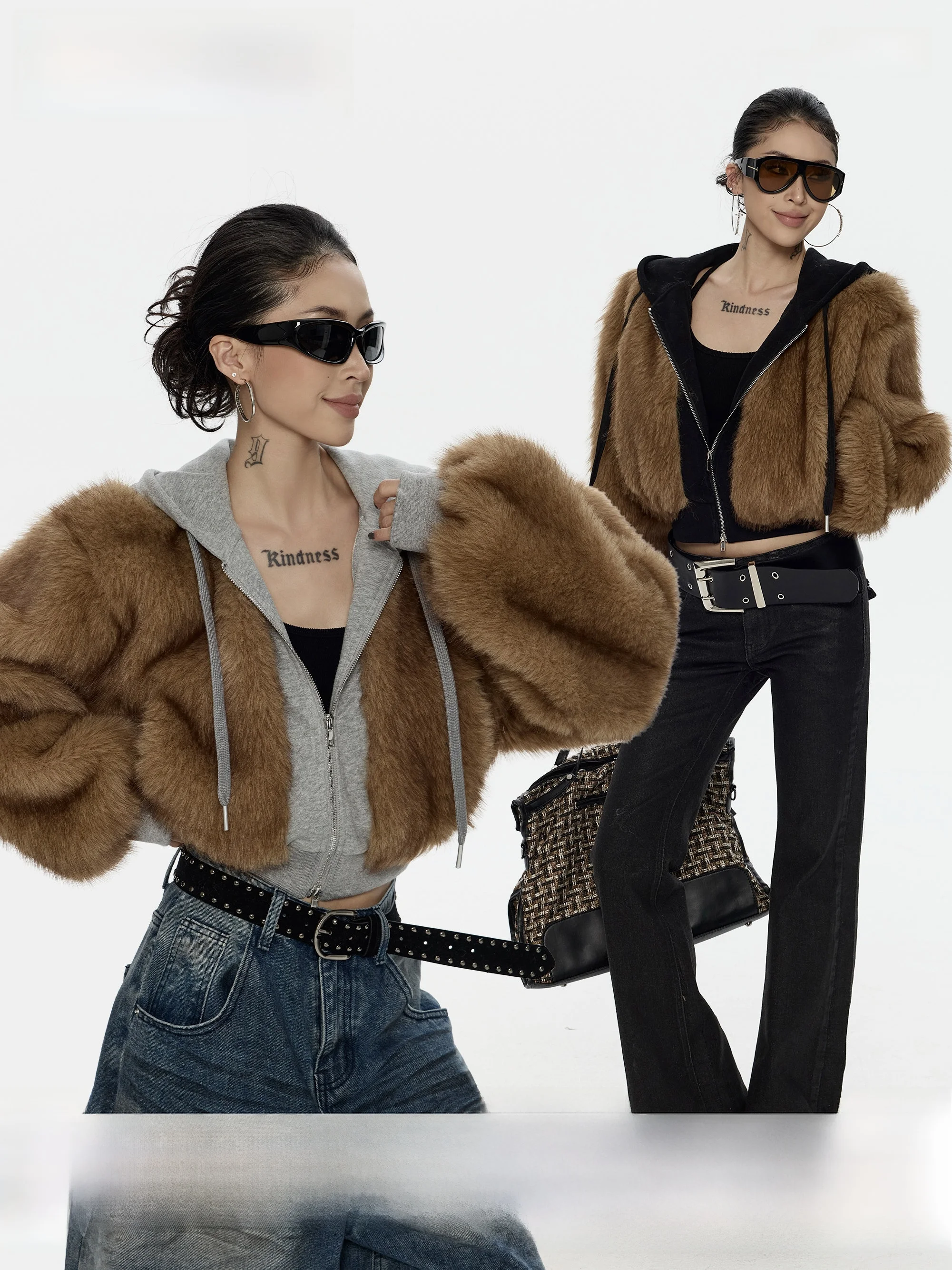 

Женская осенне-зимняя куртка Wildern Zero Thiened ort Plu Jaet в американском ретро-стиле, свободного кроя, с капюшоном, из хлопка, новинка