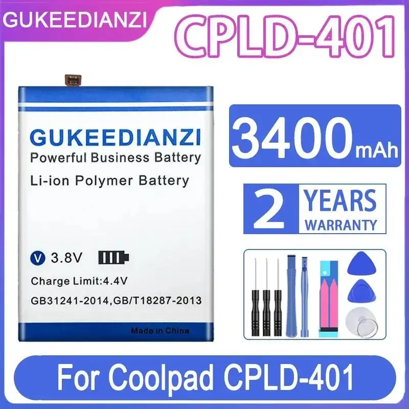 

3400mAh Premium Replacement Mobile Phone Battery Safe For Coolpad Cpld-401