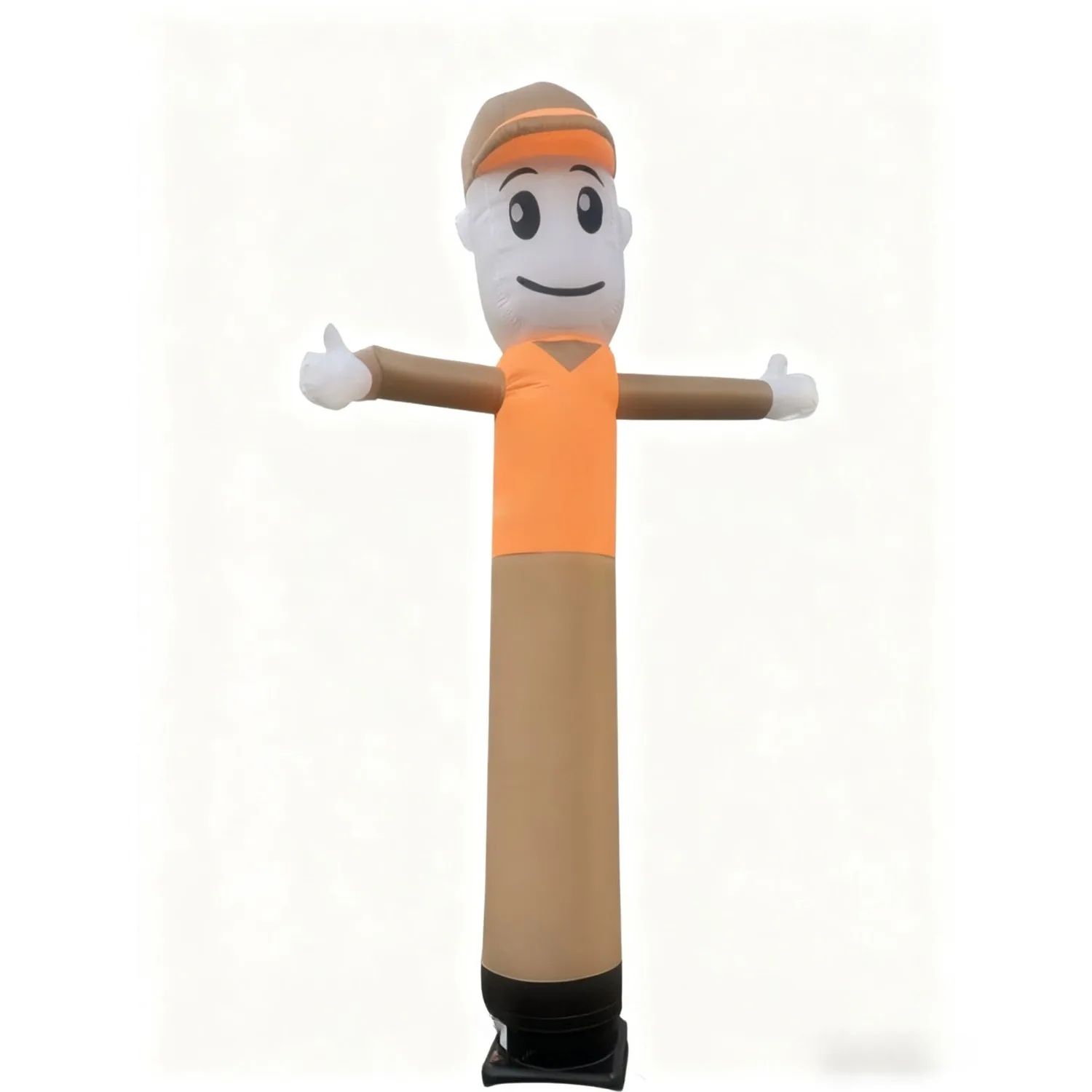 Maniquí ondulado inflable; Maniquí inflable de dibujos animados de plomo publicitario para celebración de apertura (flor no incluido)