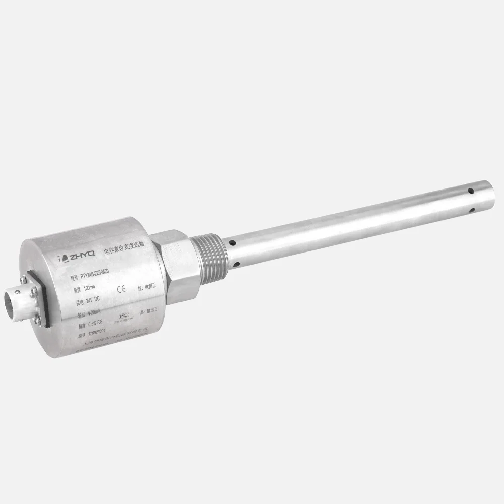 Stainless Steel Capacitive Water Fuel Level Sensor Hazardous Location Compatible Level Measuring Instrument
