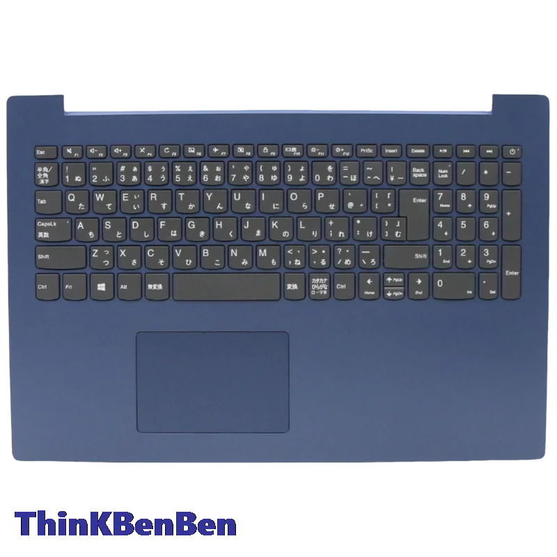 JP Japanese Keyboard Blue Upper Case Palmrest Shell Cover For Lenovo ideapad 330 15 IGM AST IKB 5CB0R16521