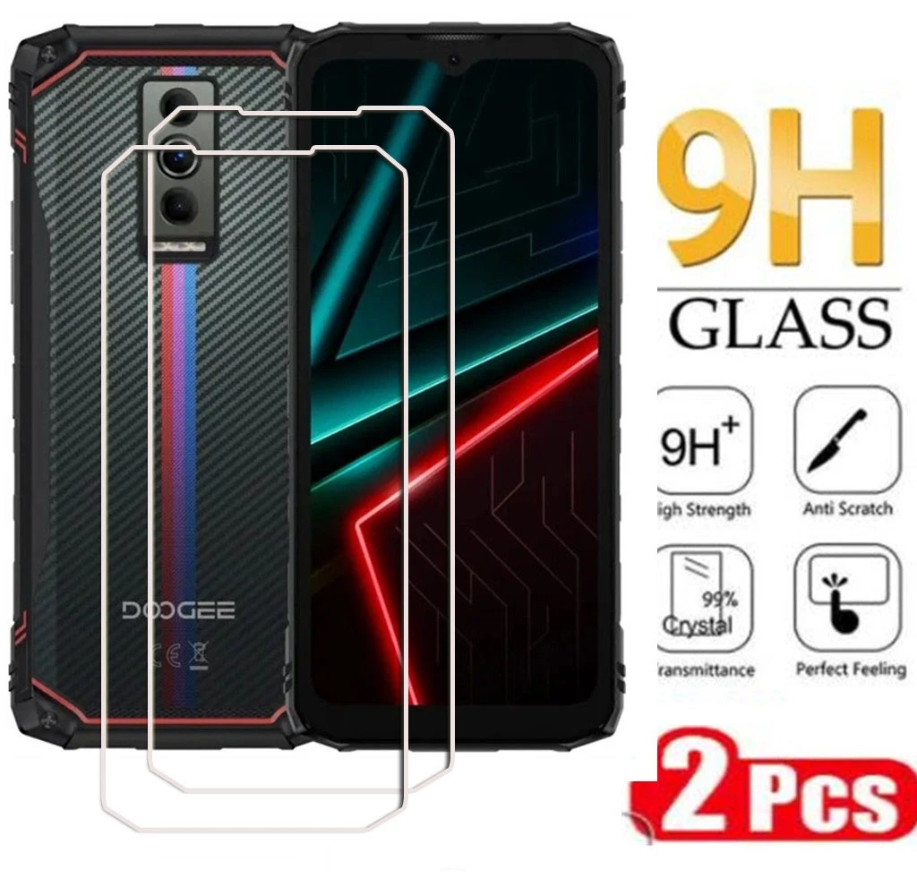 2PCS 9H HD Tempered Glass For Doogee Blade 10 Energy 6.56" Blade10 Ultra Blade10Pro10Pro Screen Protective Protector Cover Film
