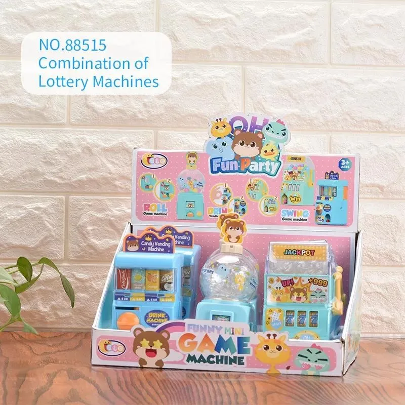 Mini Lottery Machine Game Toys Small Manual Shake Egg Twister Children\'s Puzzle Toys Simulated lottery machine toy swing machine