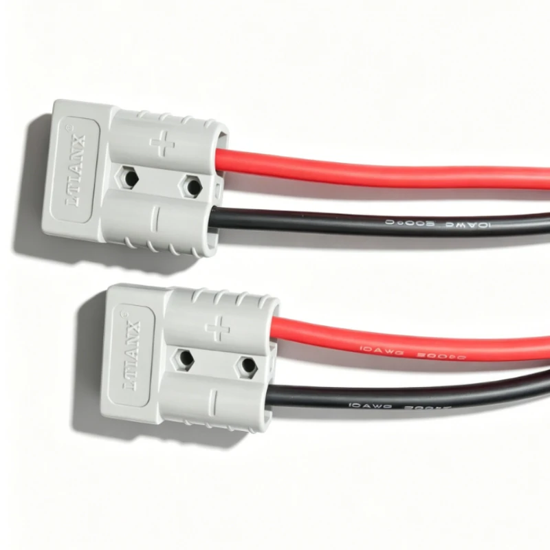 2M 10AWG 50A Heavy Duty Y Splitter Cable Quick Connect Plug for Winch Trailer Battery Charging and High Current Equipment 5